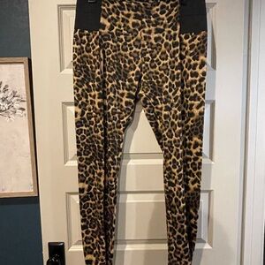 Janette Plus Leopard Print Leggings